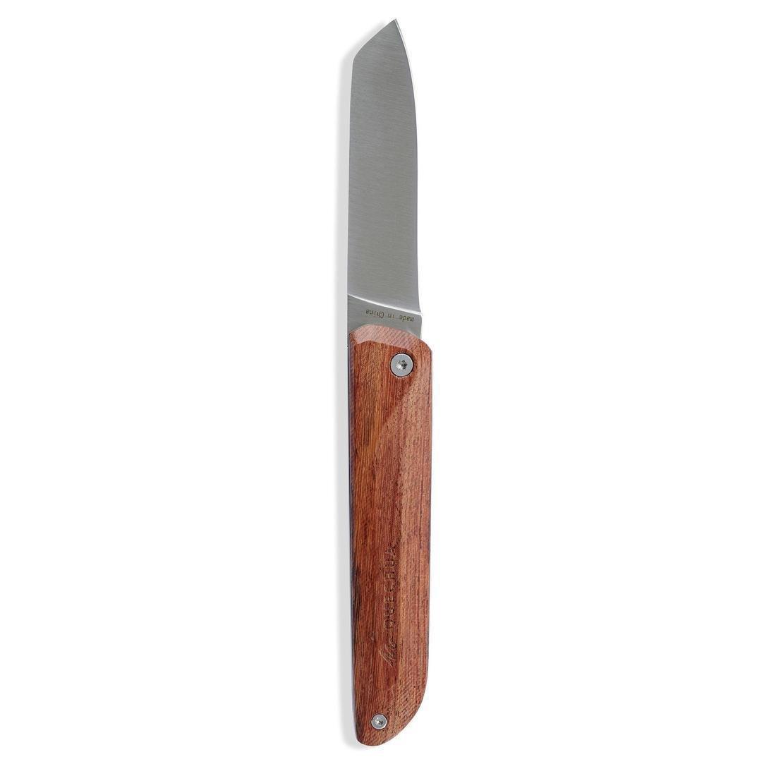 Hiking Knife MH100 with Blade Lock, Sage Green, No Color, large image number 6