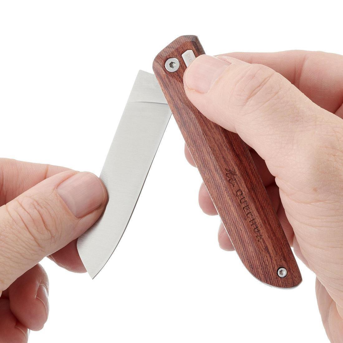 Hiking Knife MH100 with Blade Lock, Sage Green, No Color, large image number 7