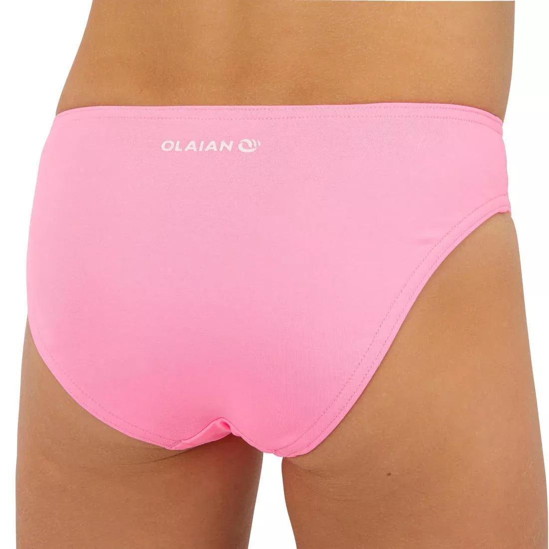 FLUO BUBBLEGUM PINK LITTLE GIRL'S Swimsuit bottoms MADI 100, No Color, large image number 6