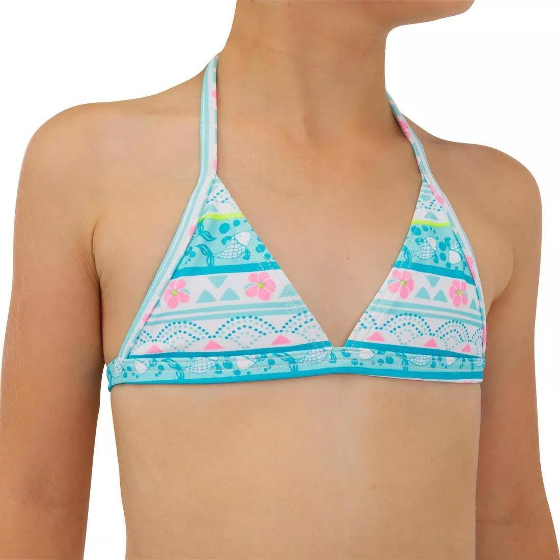 Two-Piece Triangle Swimsuit Tina100 , Deep Purple, , large image number 8
