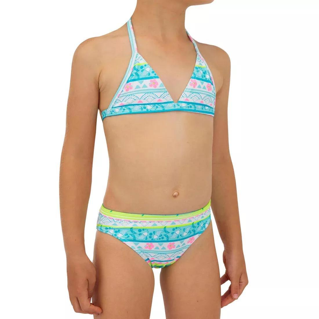 Two-Piece Triangle Swimsuit Tina100 , Turquoise, , large image number 1
