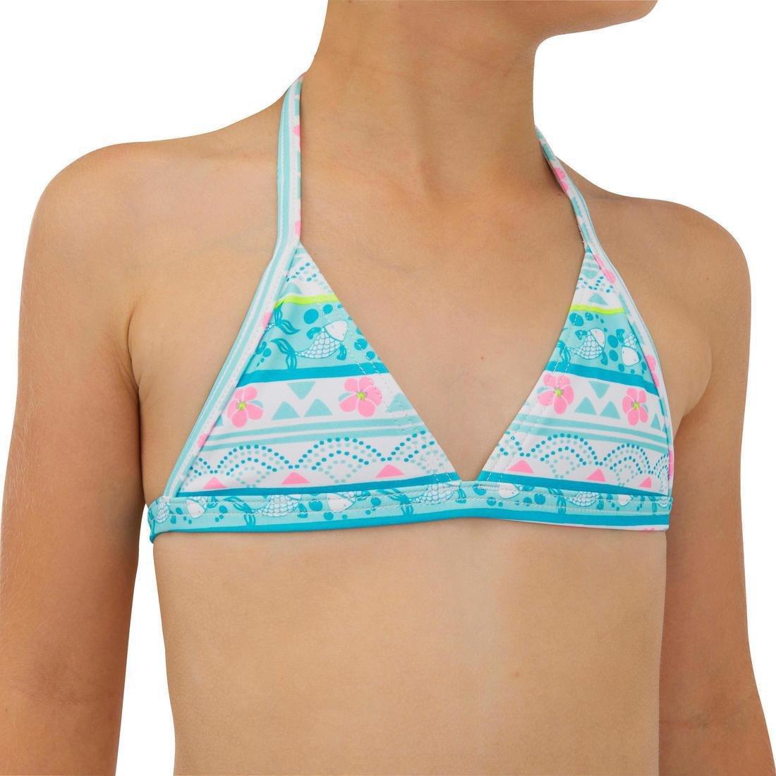 Two-Piece Triangle Swimsuit - Tina100 , Turquoise, No Color, large image number 5