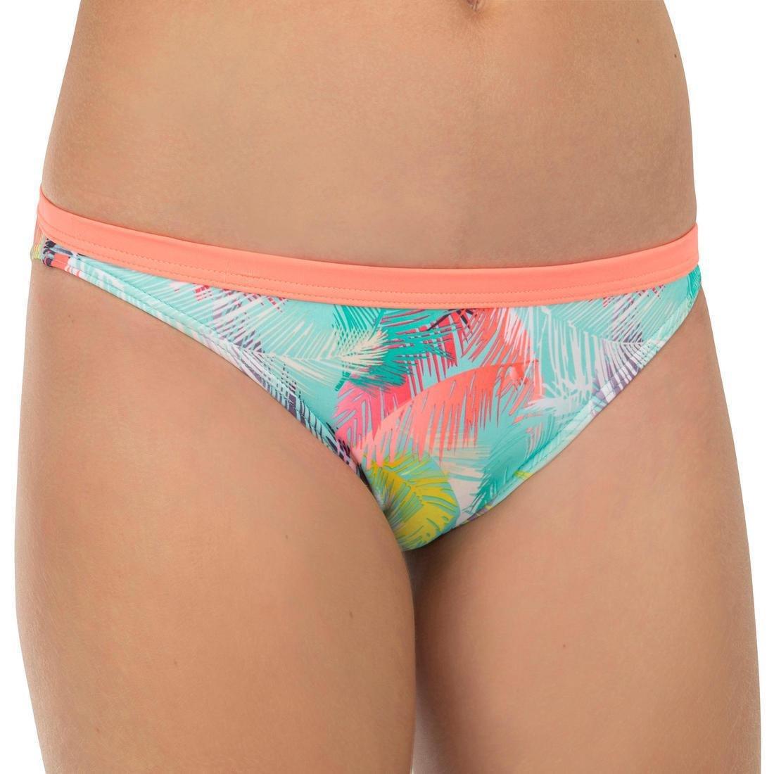 Surf Girl's Swimsuit Panty Maeva 500, Fluo Peach, , large image number 14