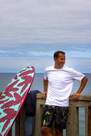 OLAIAN - Mens Surfing Short-Sleeve Anti-Uv Water T-Shirt, Black