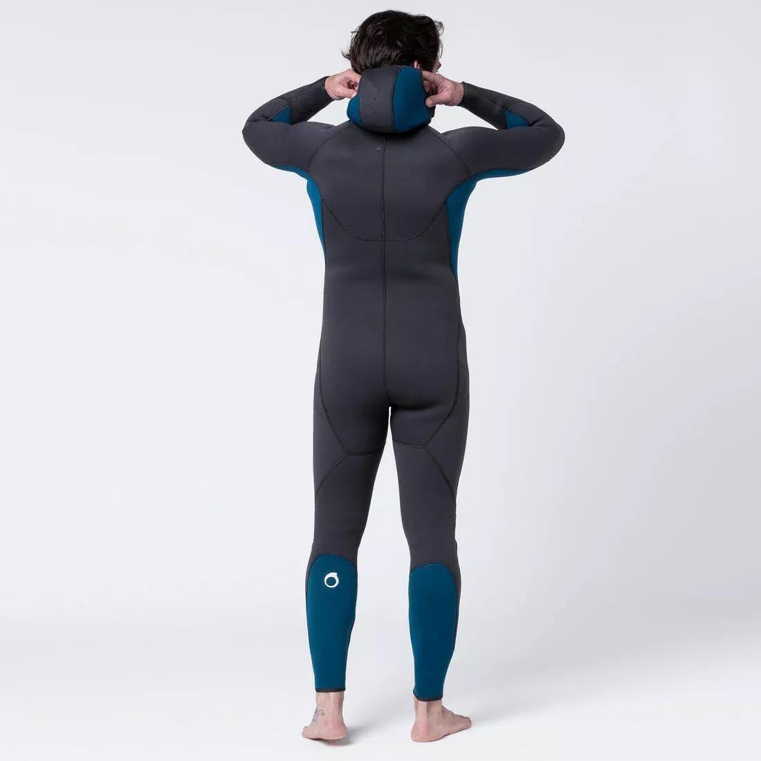 Men Diving Wetsuit 5mm Neoprene - SCD 500, Blue, 5401_000, large image number 2