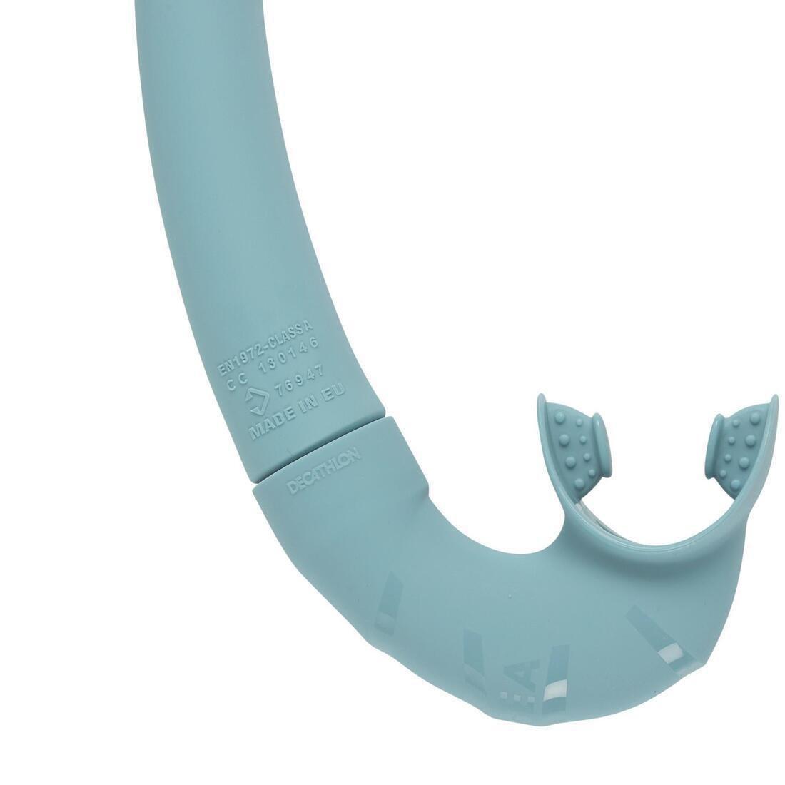 Freediving Snorkel - Flexible Frd 500, Blue, No Color, large image number 2