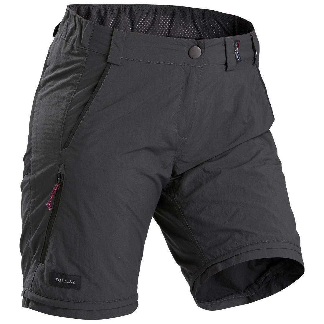 Women's Mountain Trekking Modular Trousers - TREK 100, Carbon Grey, , large image number 2