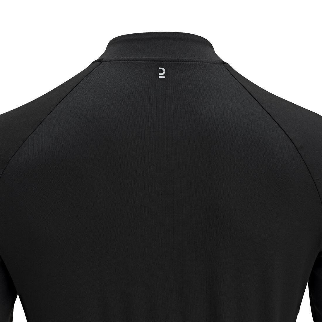 Rc100Men's  Long-Sleeved Road Cycling Jersey, Black, No Color, medium