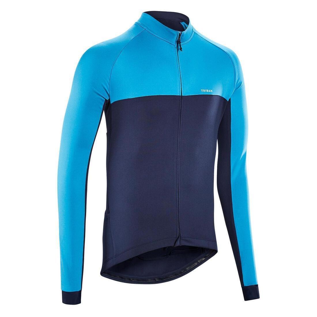 Road CyclingLong-Sleeved Jersey Rc100 , Black, , large image number 6
