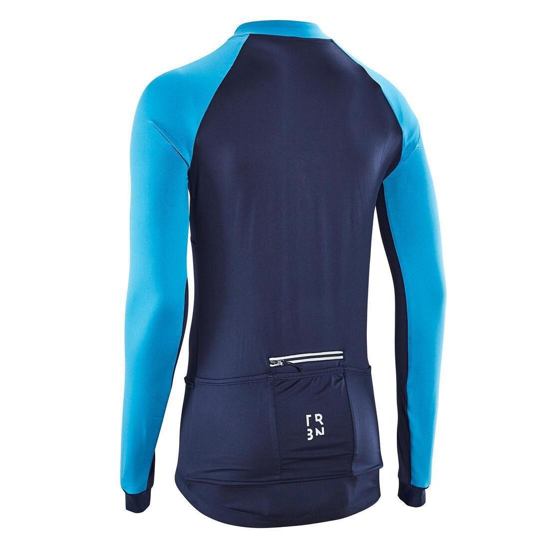 Road CyclingLong-Sleeved Jersey Rc100 , Black, , large image number 7