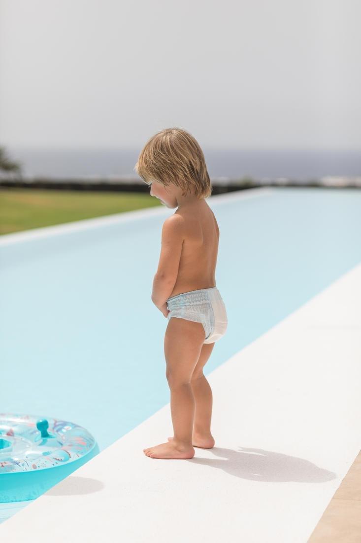 NABAIJI - Baby's Disposable Swim Pants, White