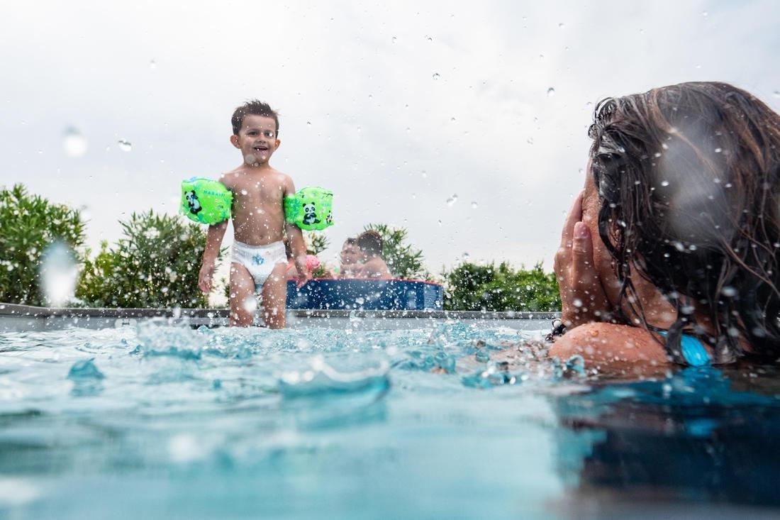 Baby's Disposable Swim Pants, White, No Color, large image number 11