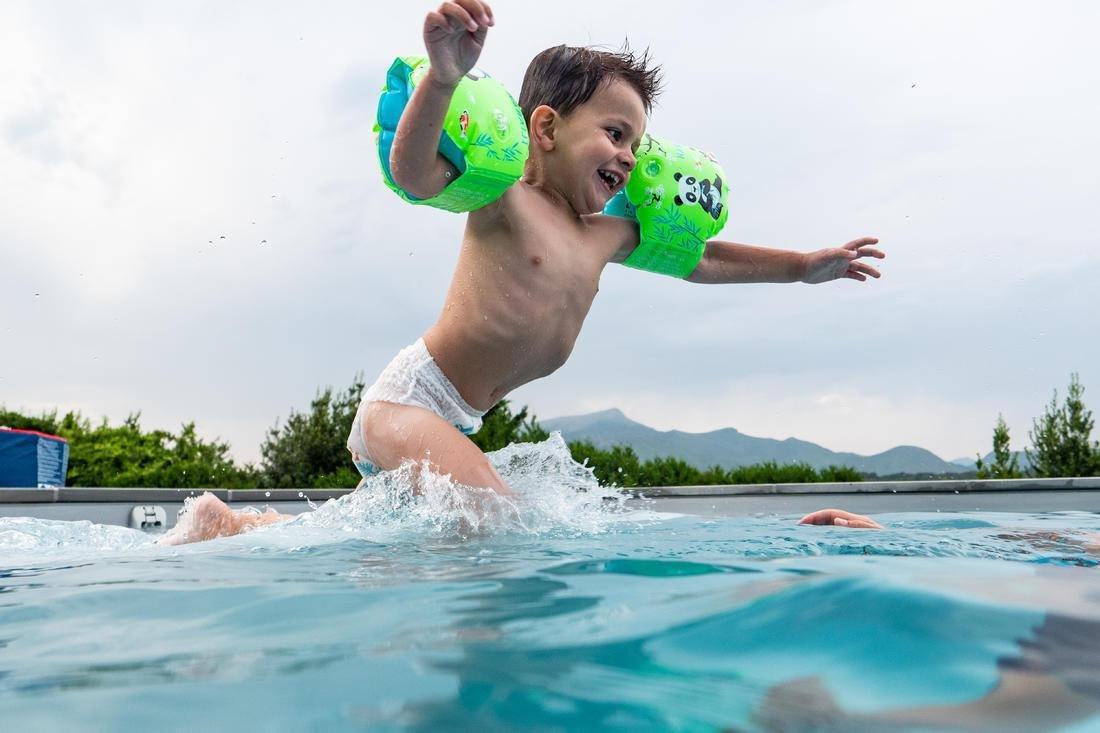 Baby's Disposable Swim Pants, White, No Color, large image number 12