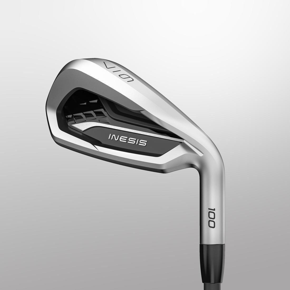 ADULT GOLF KIT 7 CLUBS RIGHT HANDED GRAPHITE SIZE 1 - INESIS 100, No Color, large image number 1