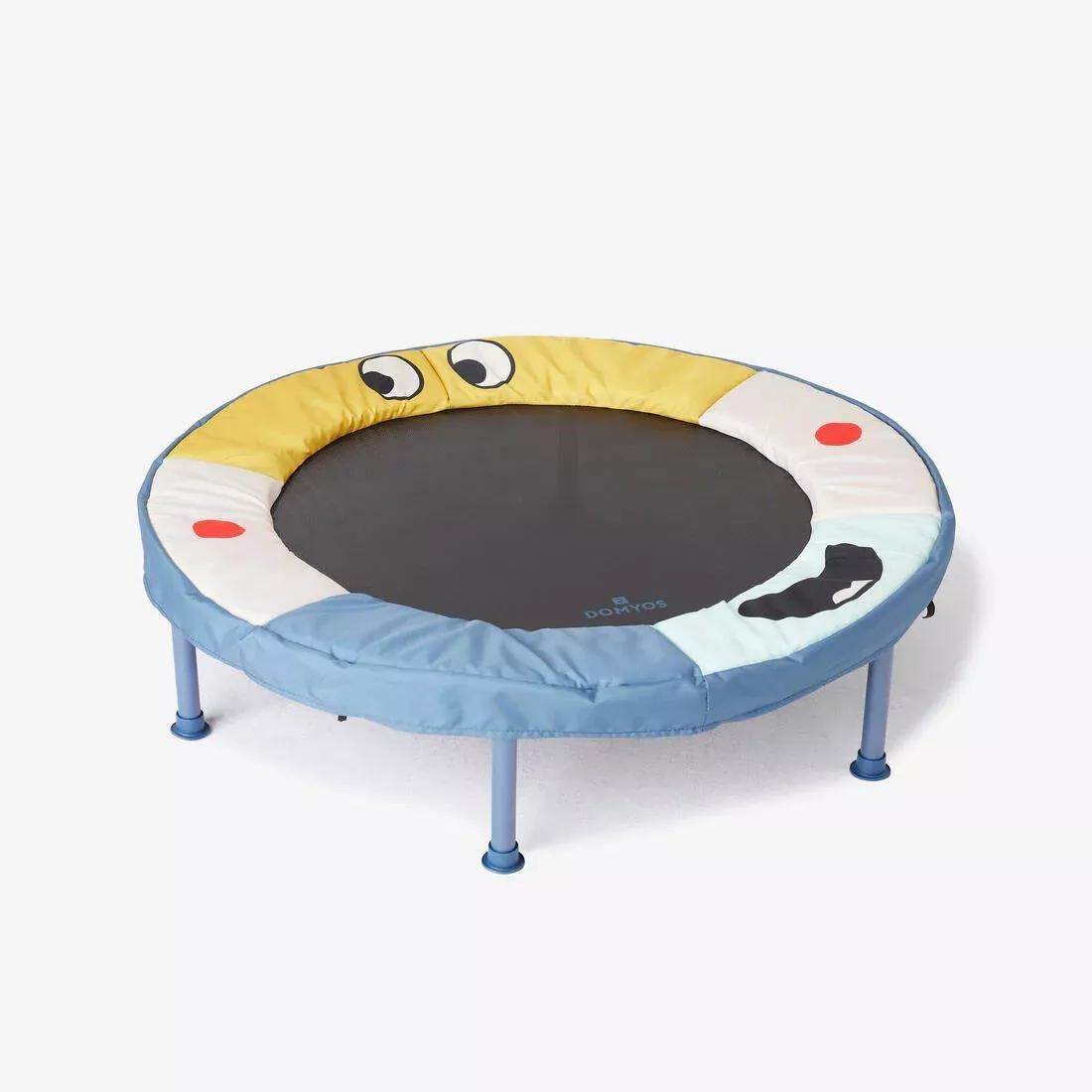 DOMYOS - Kids Unisex Gym Mini Trampoline, Multicolour