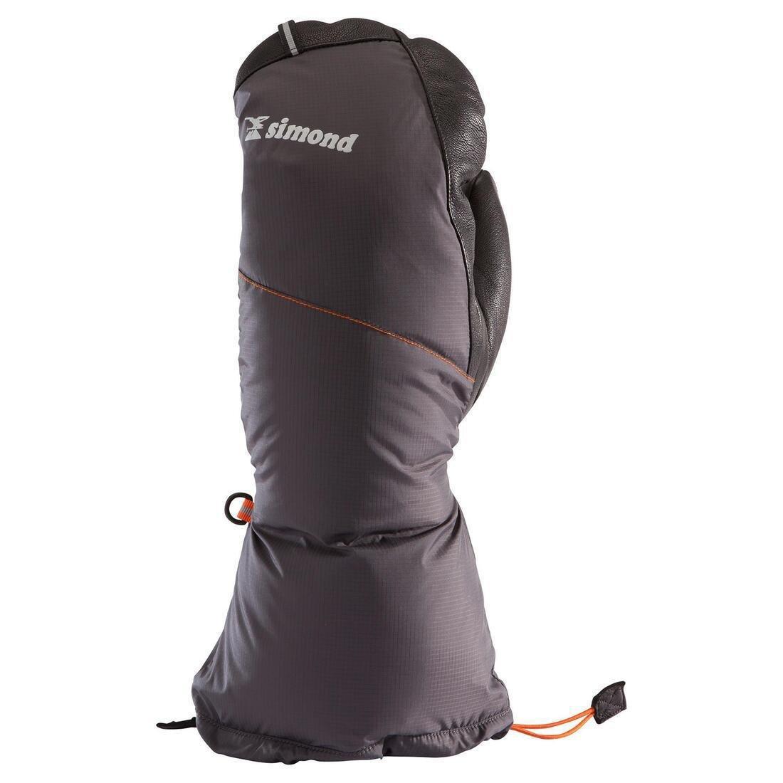 Down Mountaineering Mitts, Makalu 2, Grey, No Color, medium