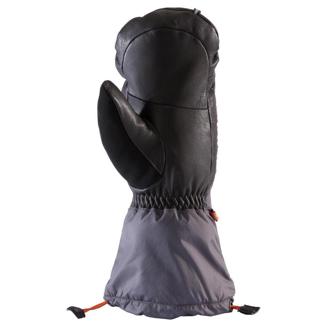 Down Mountaineering Mitts, Makalu 2, Charcoal Grey, No Color, large image number 2
