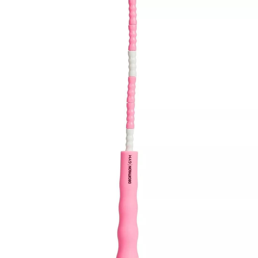 Kids' Beaded Skipping Rope - Pink, pastel pink, No Color, large image number 1