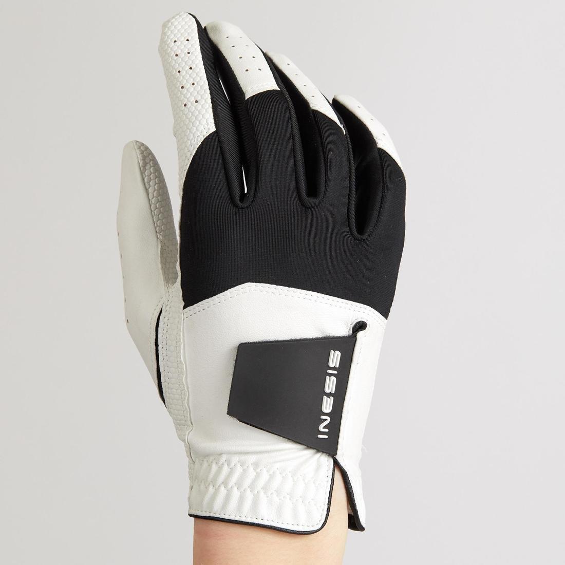 Kids Unisex golf glove right handed - 100, White, No Color, large image number 5