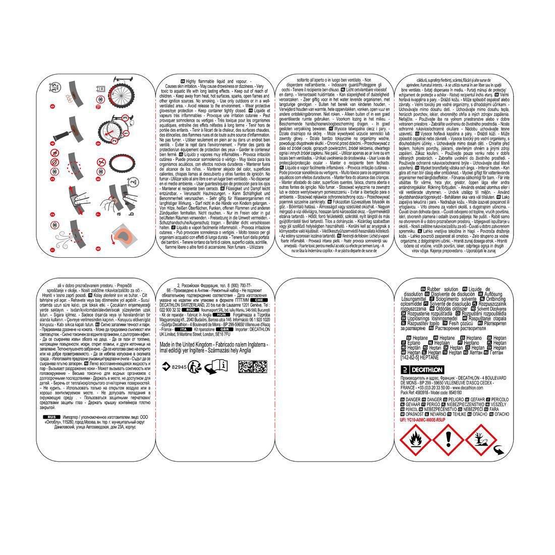 DEFAULT Bike Inner Tube Repair Patch Glue Twin-Pack, No Color, large image number 2