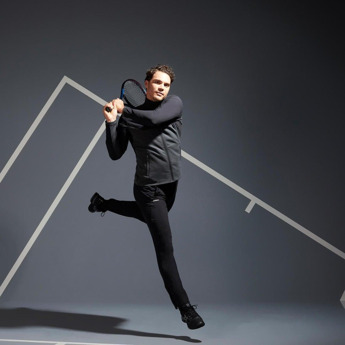 Tennis Jacket Tja 500, Black, 5401_000, medium