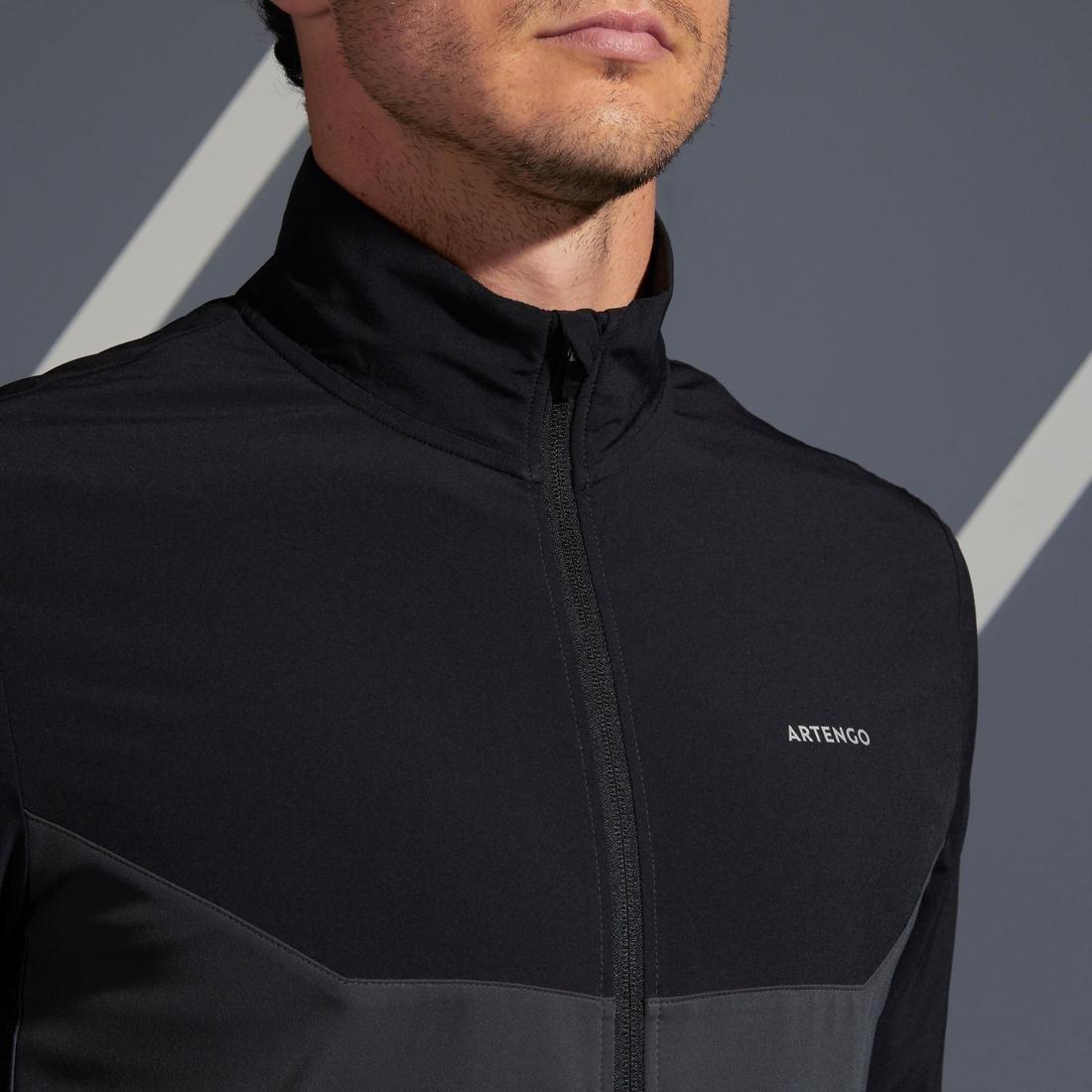 Tennis Jacket Tja 500, Black, , large image number 4