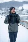 QUECHUA - Men's Waterproof Winter Hiking Jacket - SH100 Warm , Carbon Grey