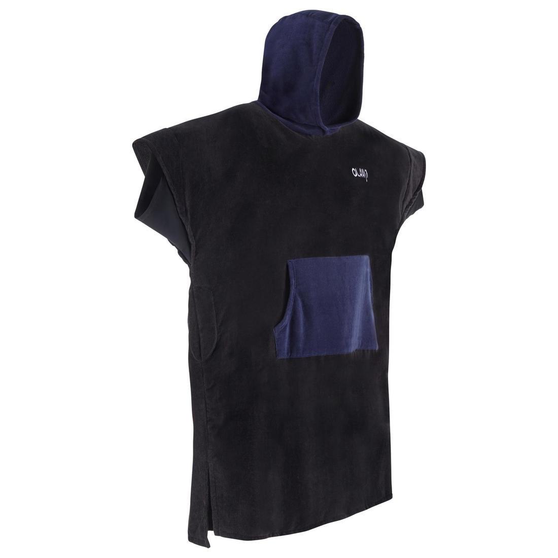 BLACK Adult Surf Poncho 900 - Navy, navy blue, No Color, medium