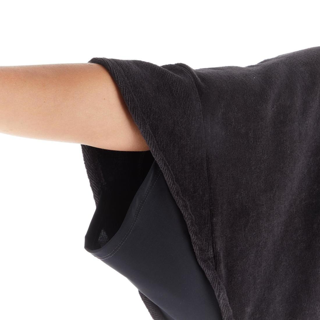 BLACK Adult Surf Poncho 900 - Navy, navy blue, No Color, large image number 7