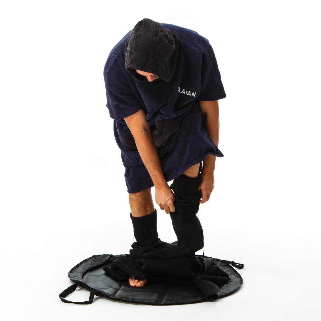 BLACK Adult Surf Poncho 900 - Navy, navy blue, No Color, large image number 14