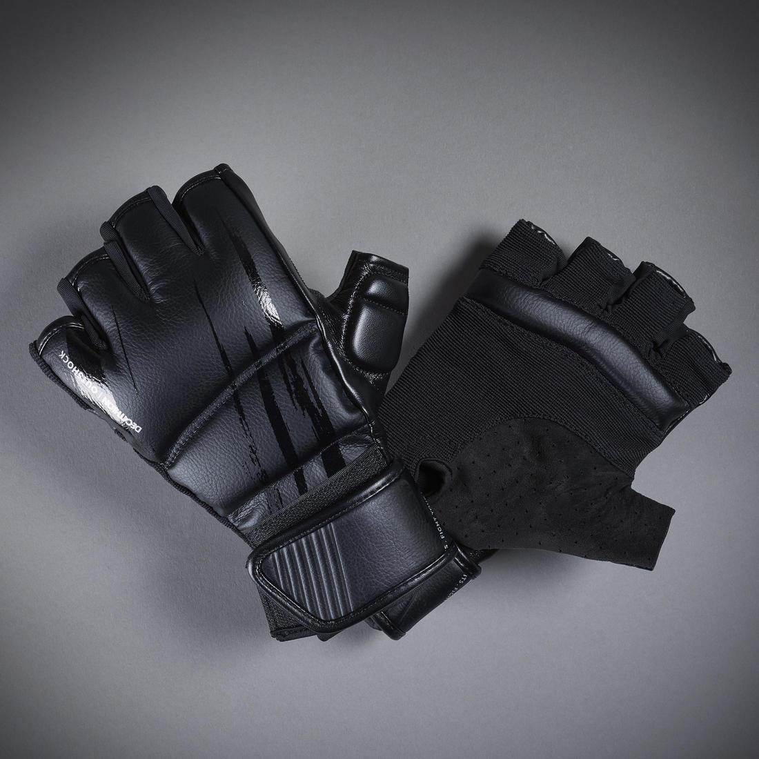 Cardio Boxing Mitts 500, Black, , large image number 1
