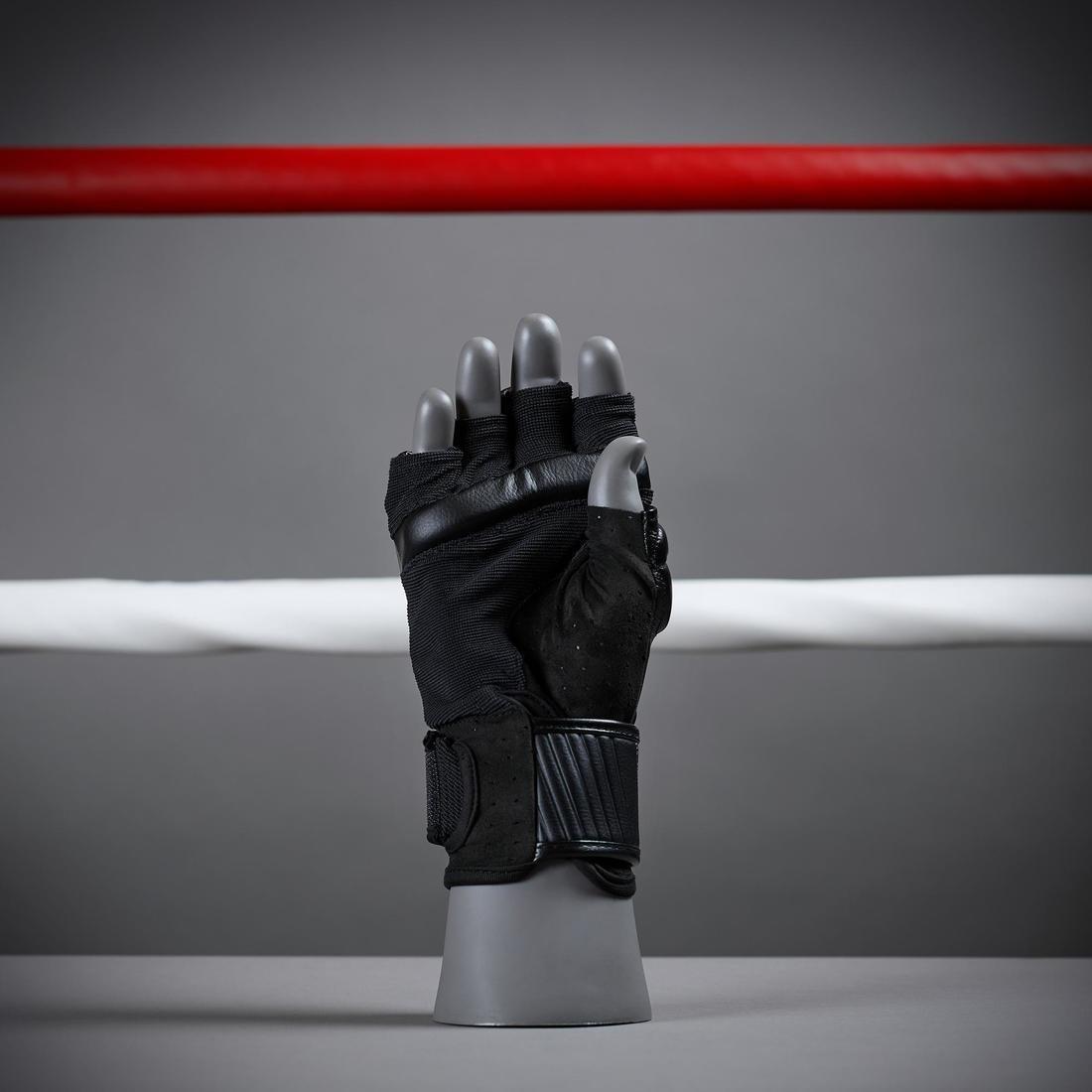 Cardio Boxing Mitts 500, Black, , large image number 4