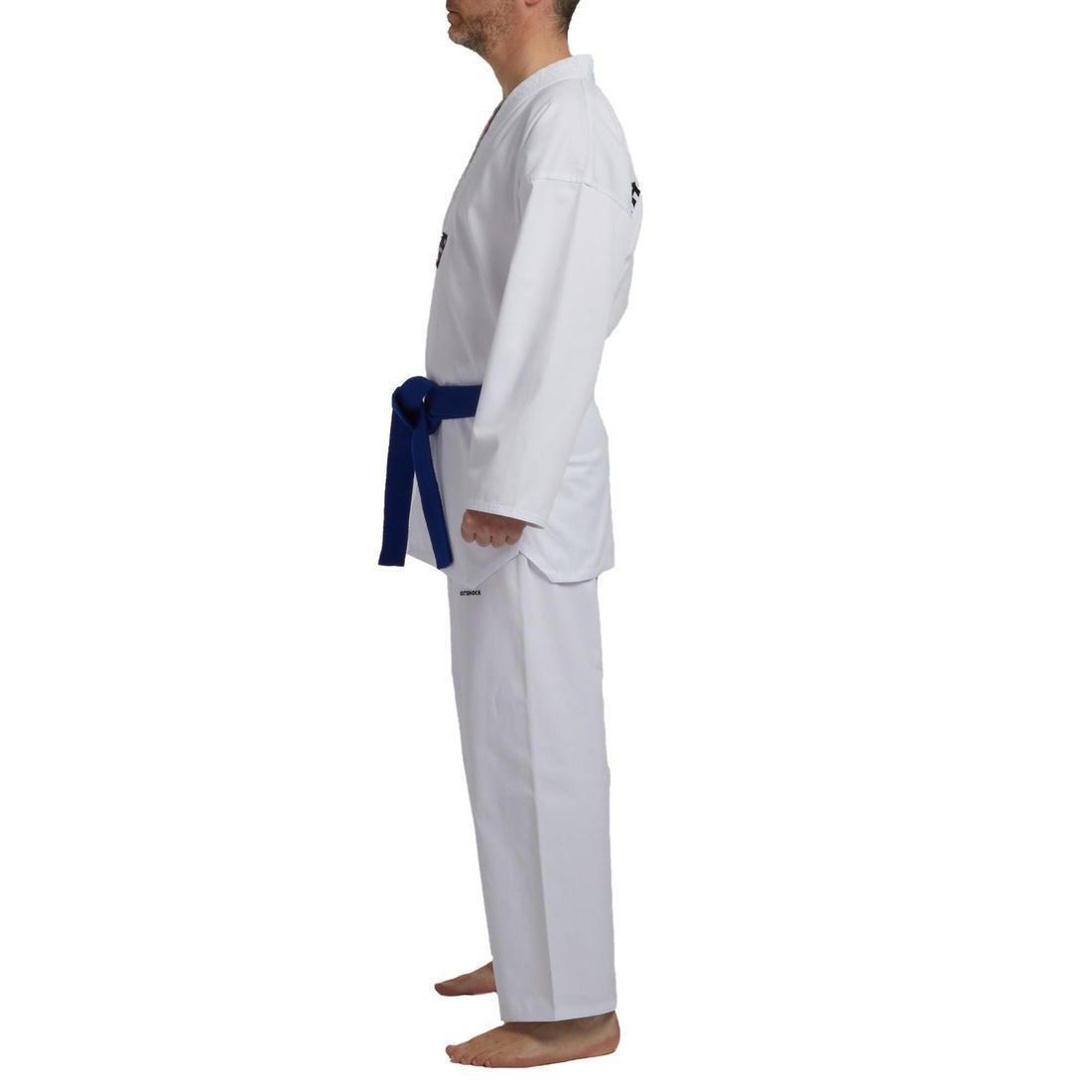 500 Adult Taekwondo Dobok Uniform, Snow White, , large image number 2