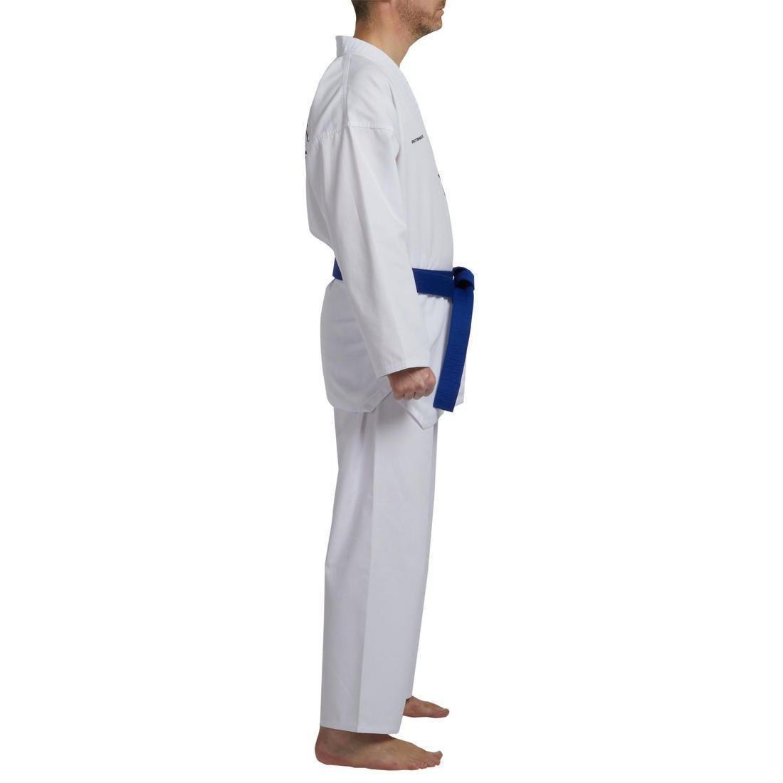 500 Adult Taekwondo Dobok Uniform, Snow White, , large image number 4