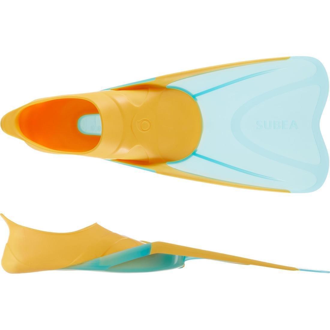 Kids Unisex Snorkelling Fins - 100, Multicolour, , large image number 2