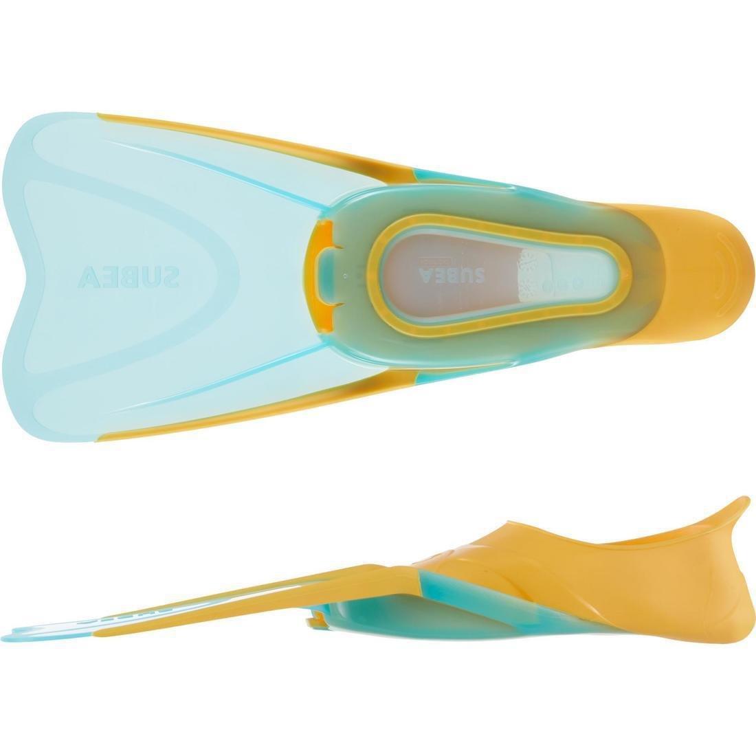 Kids Unisex Snorkelling Fins - 100, Multicolour, , large image number 3