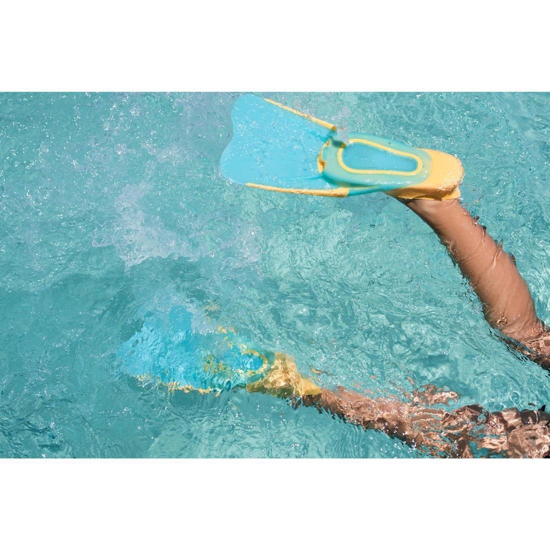 Kids Unisex Snorkelling Fins - 100, Multicolour, , large image number 8