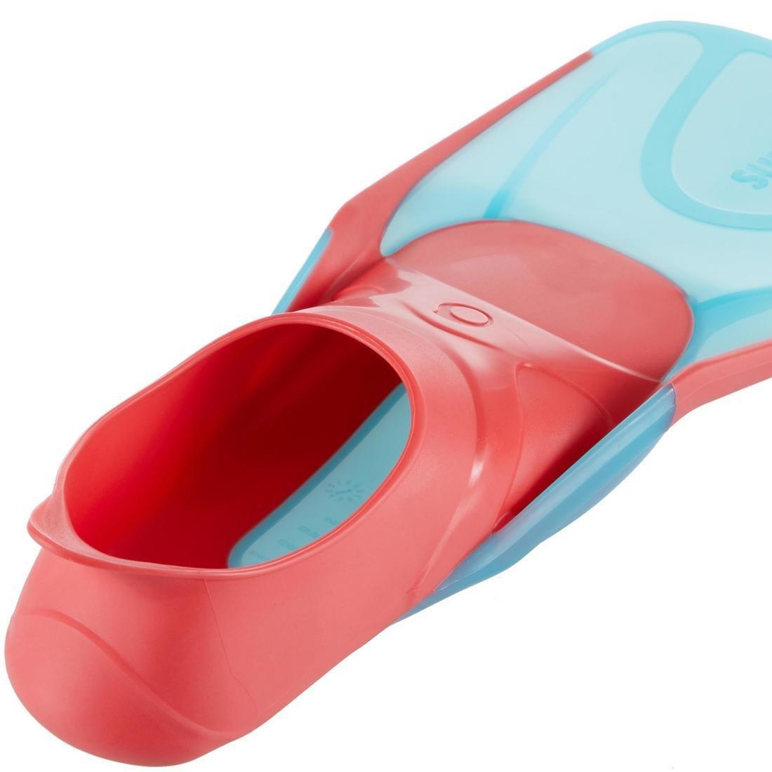 Kids Girls Snorkelling Fins - 100, Pink, No Color, large image number 5