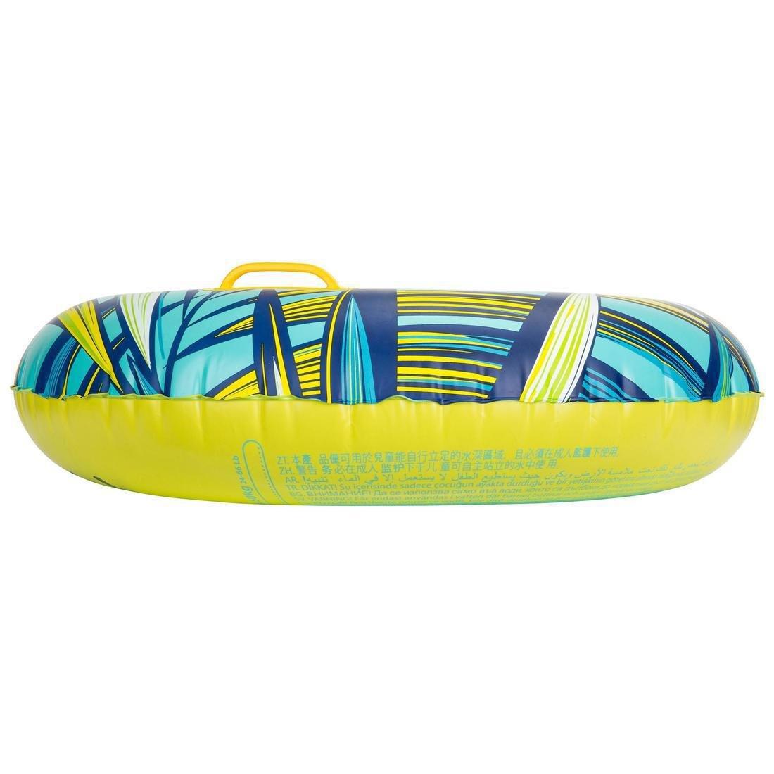 Inflatable Printed Pool Ring With Comfort Grips, Green, No Color, large image number 11