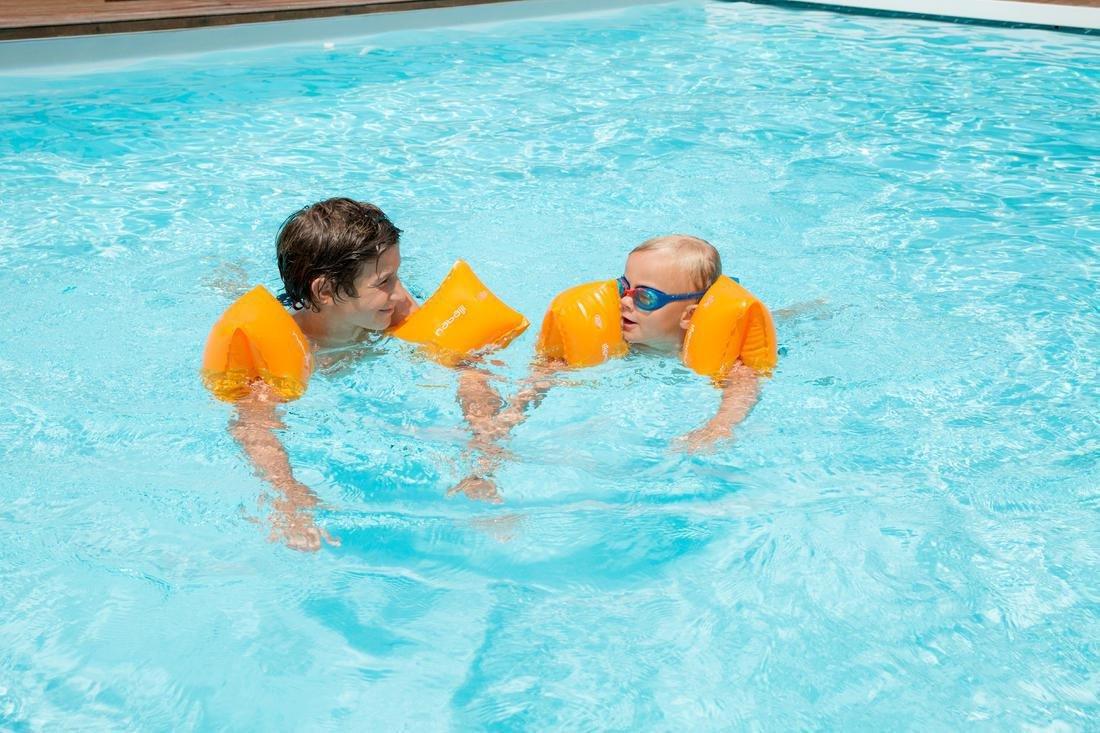 Swimming Armbands For Kids, Orange, No Color, medium