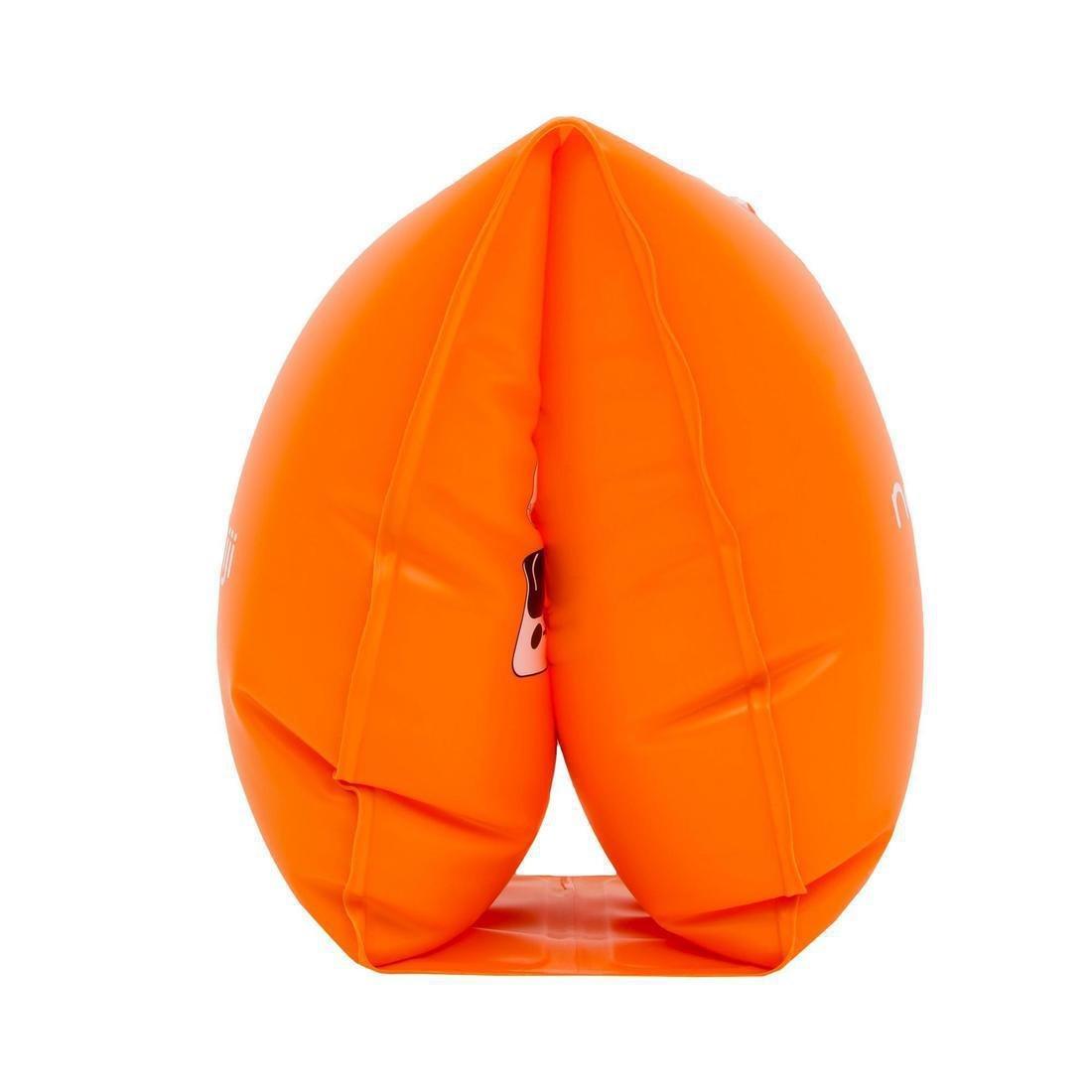 Swimming Armbands For 30, Juniors, Fluo Orange, No Color, large image number 2