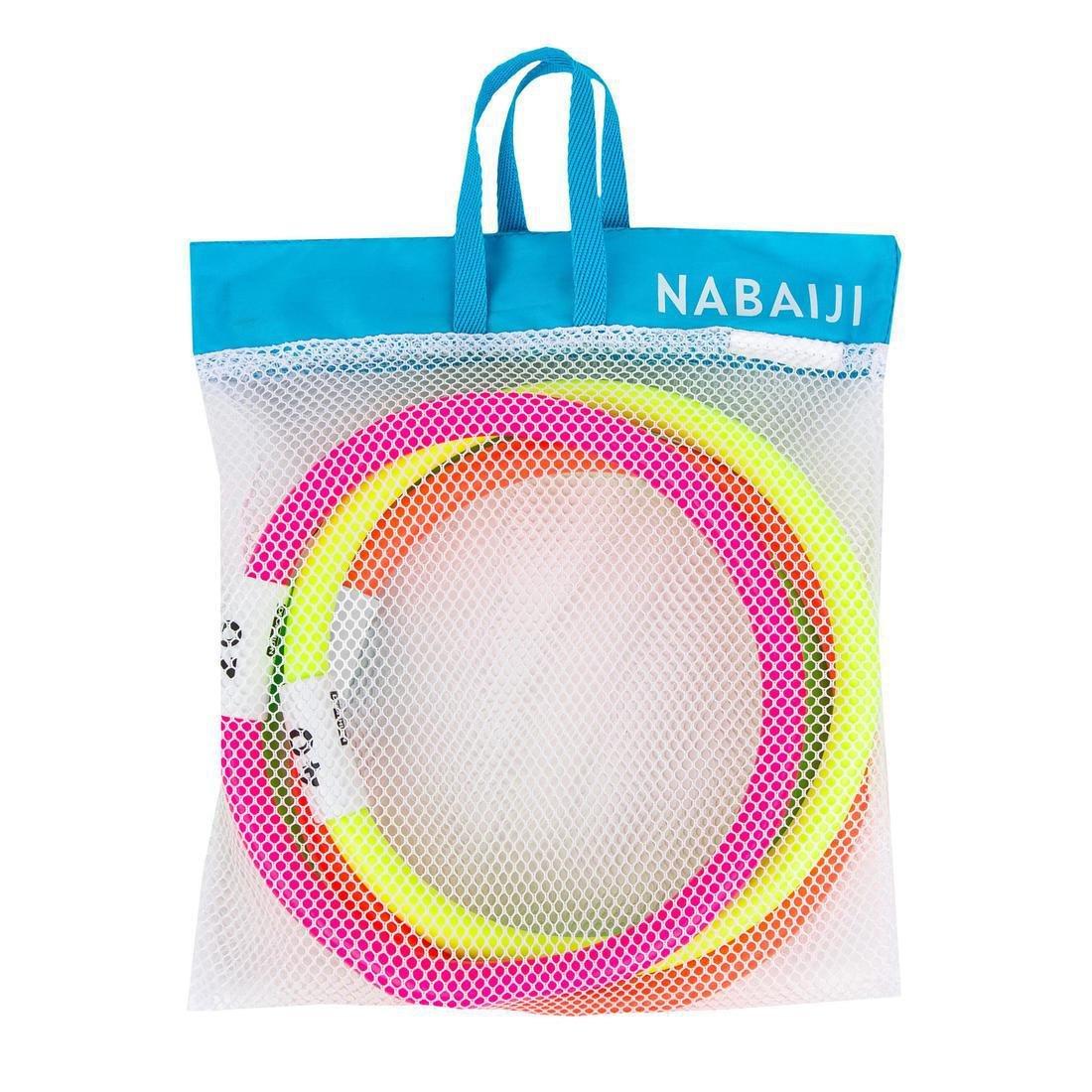 4 Weighted Aquatic Rings Multi Colours, Fluo Pink, No Color, large image number 4