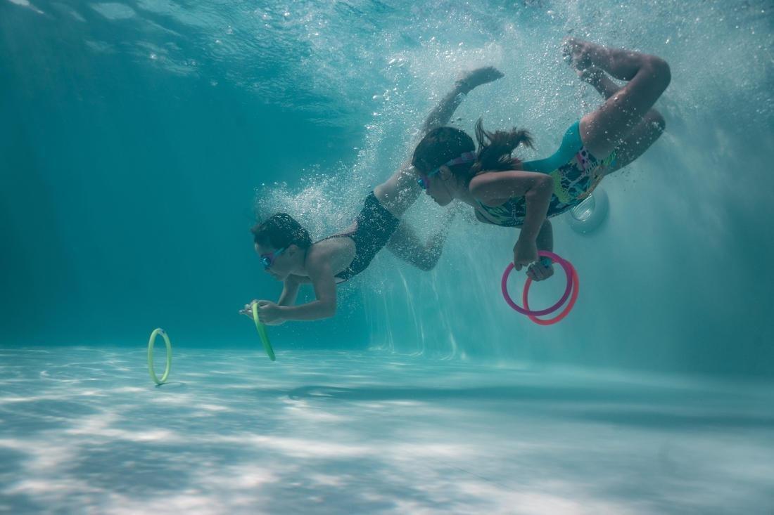 4 Weighted Aquatic Rings Multi Colours, Fluo Pink, No Color, large image number 14