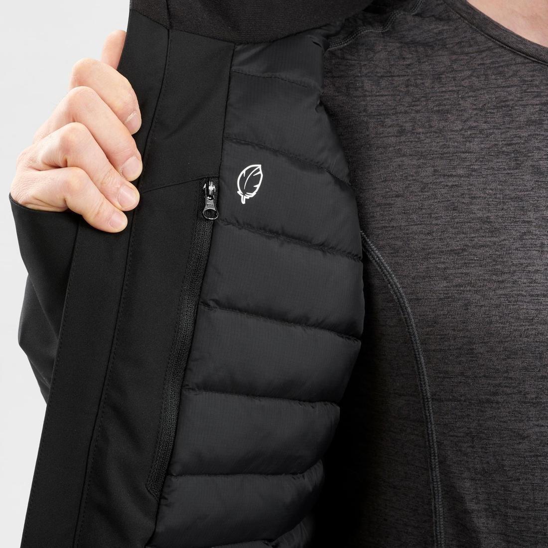 Mens Piste Ski Jacket, Black, , large image number 6