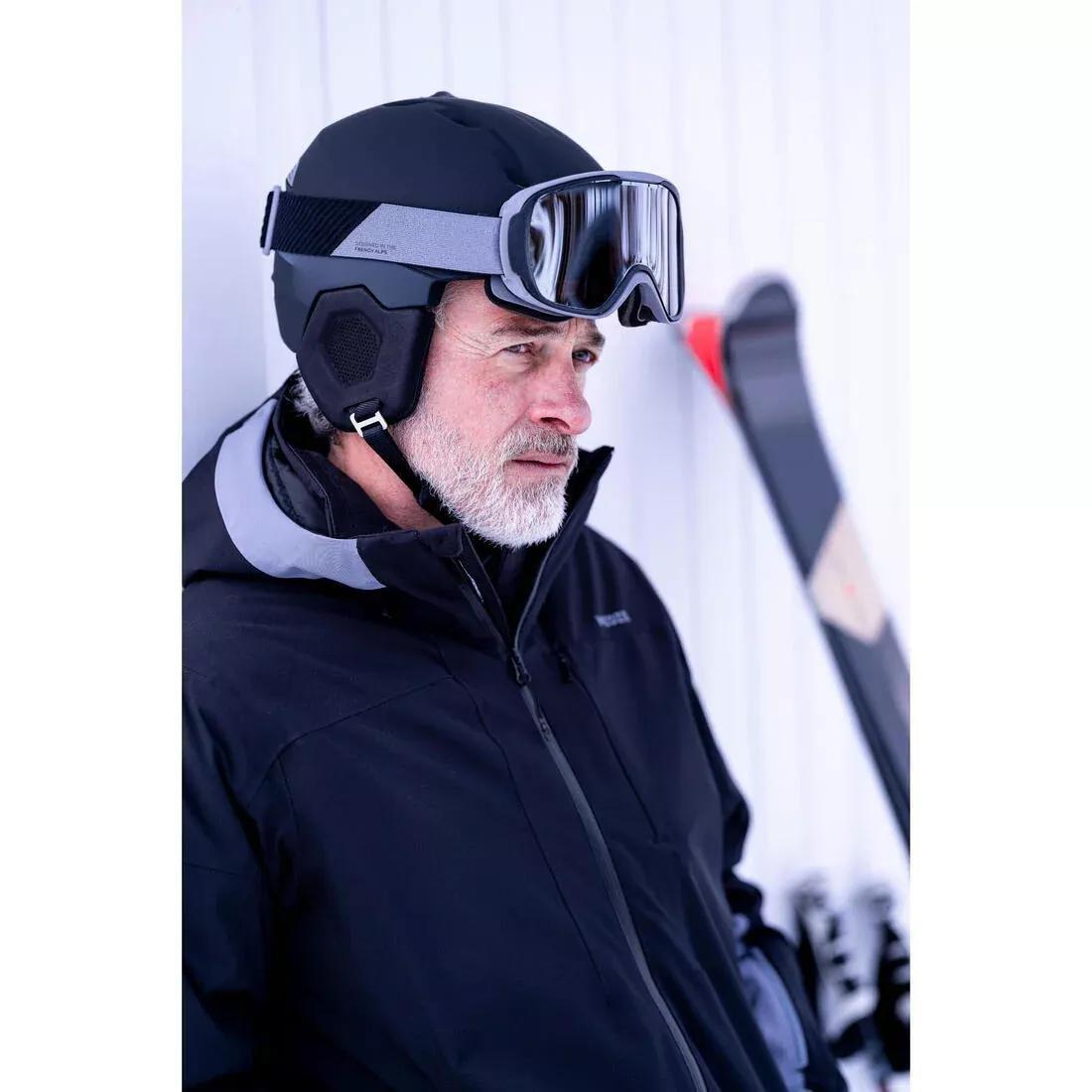 Mens Piste Ski Jacket, Black, , large image number 13