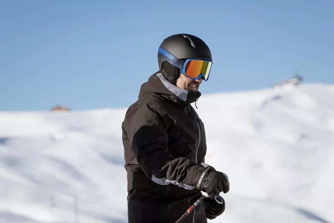 Mens Piste Ski Jacket, Black, , large image number 14