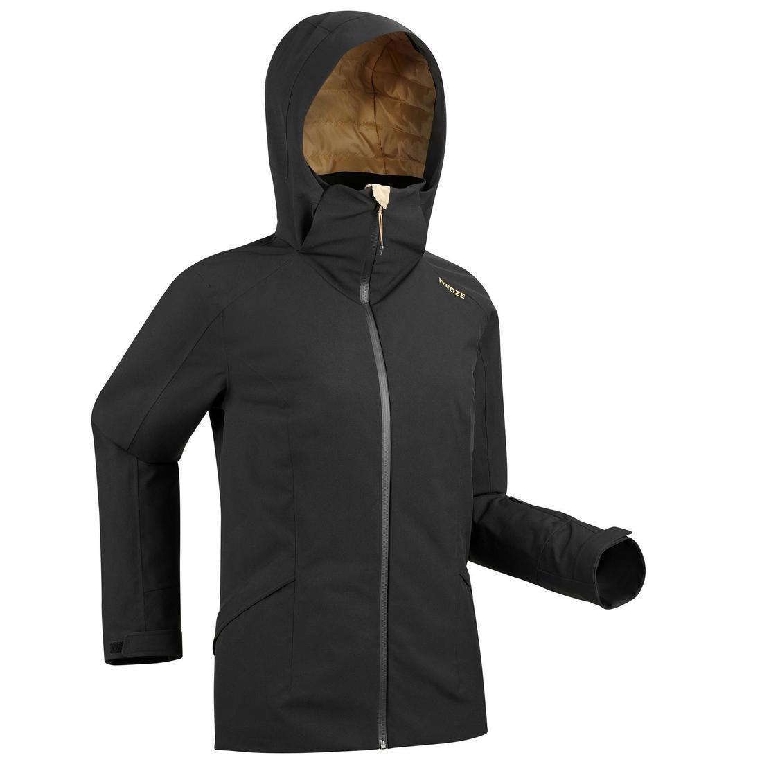 Womens Piste Ski Jacket, Black, , large image number 0