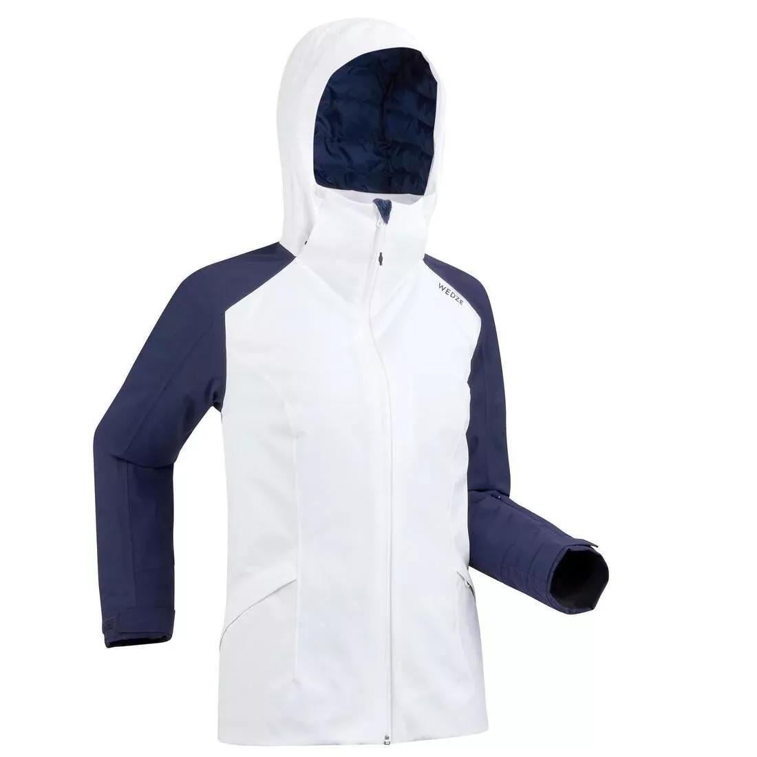 Women's Piste Ski Jacket-White, No Color, medium