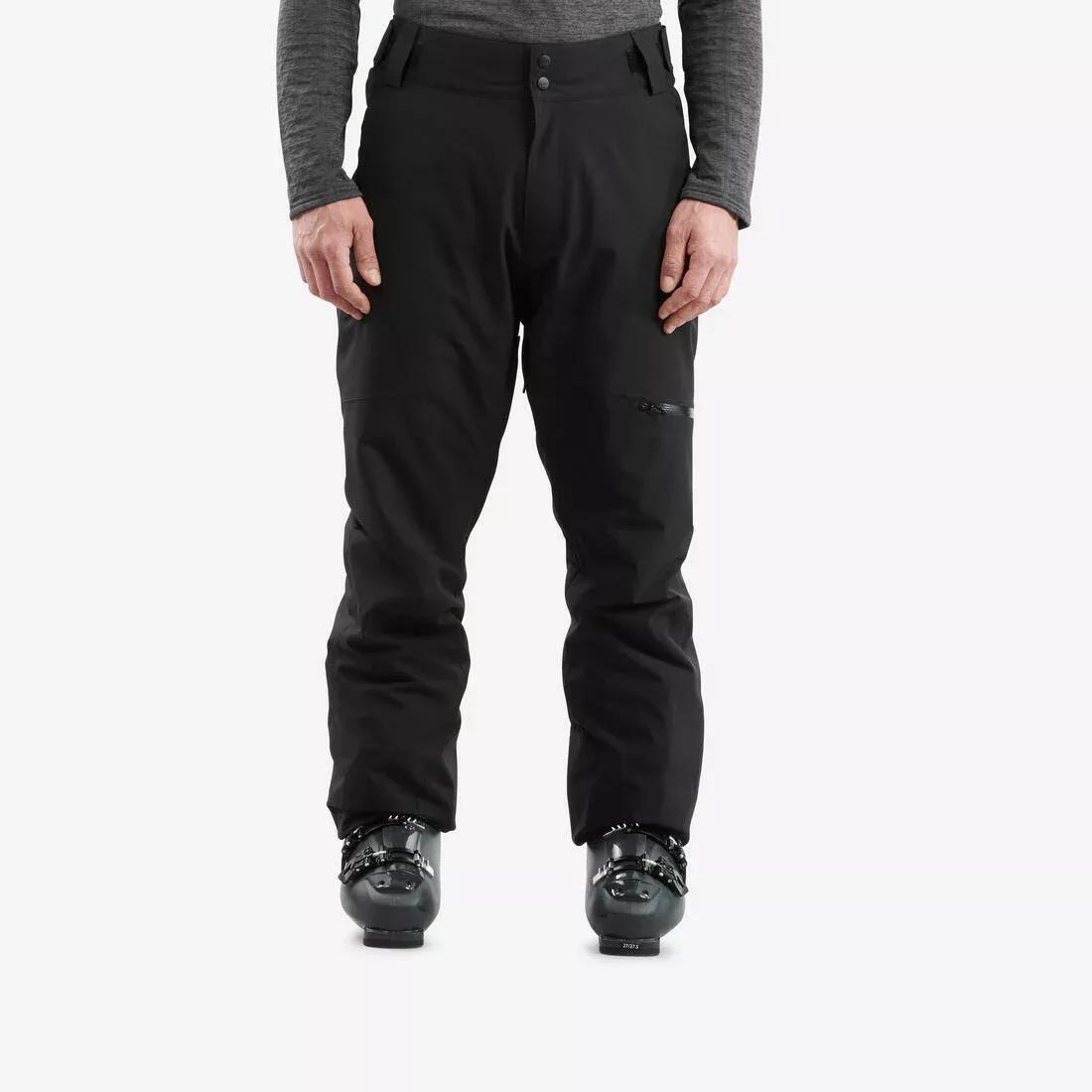 WEDZE - Slide 700Mens Ski Trousers, Black