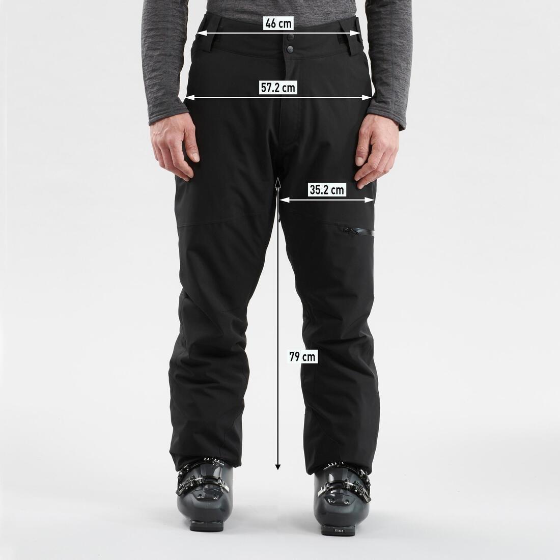 WEDZE - Slide 700Mens Ski Trousers, Black